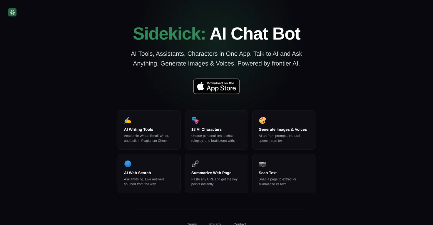 Sidekick - AI Chat Bot screenshot