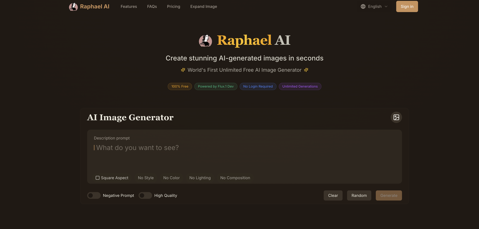 Raphael AI screenshot