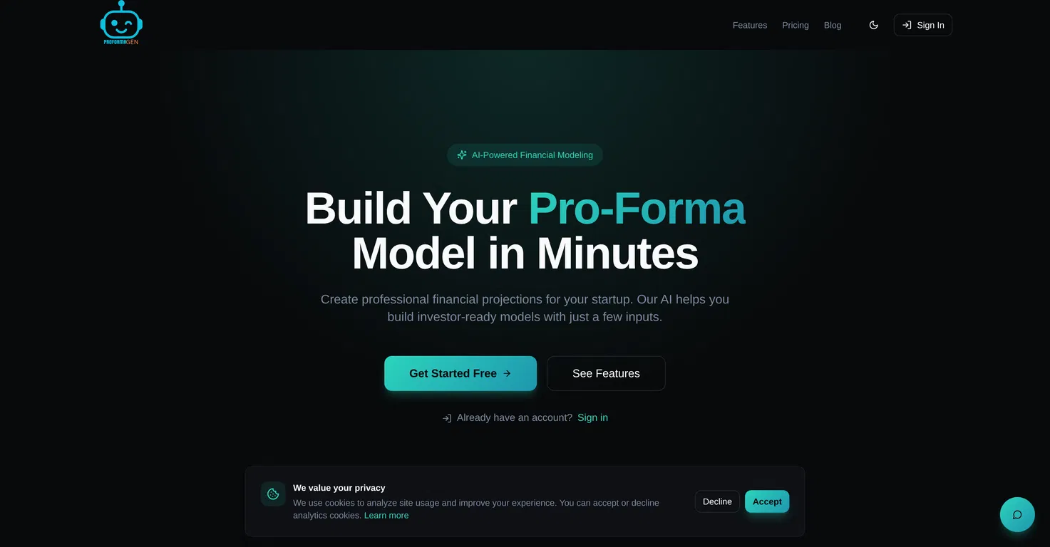 ProFormaGen screenshot