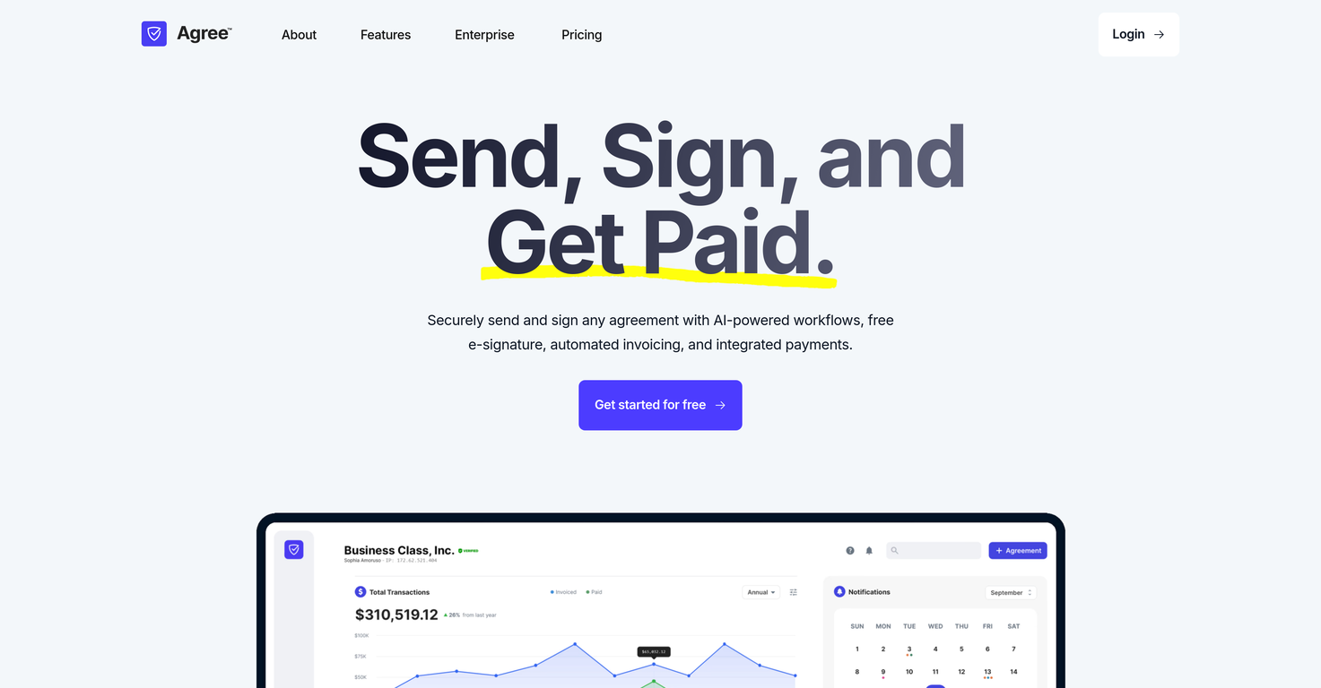 Agree.com screenshot