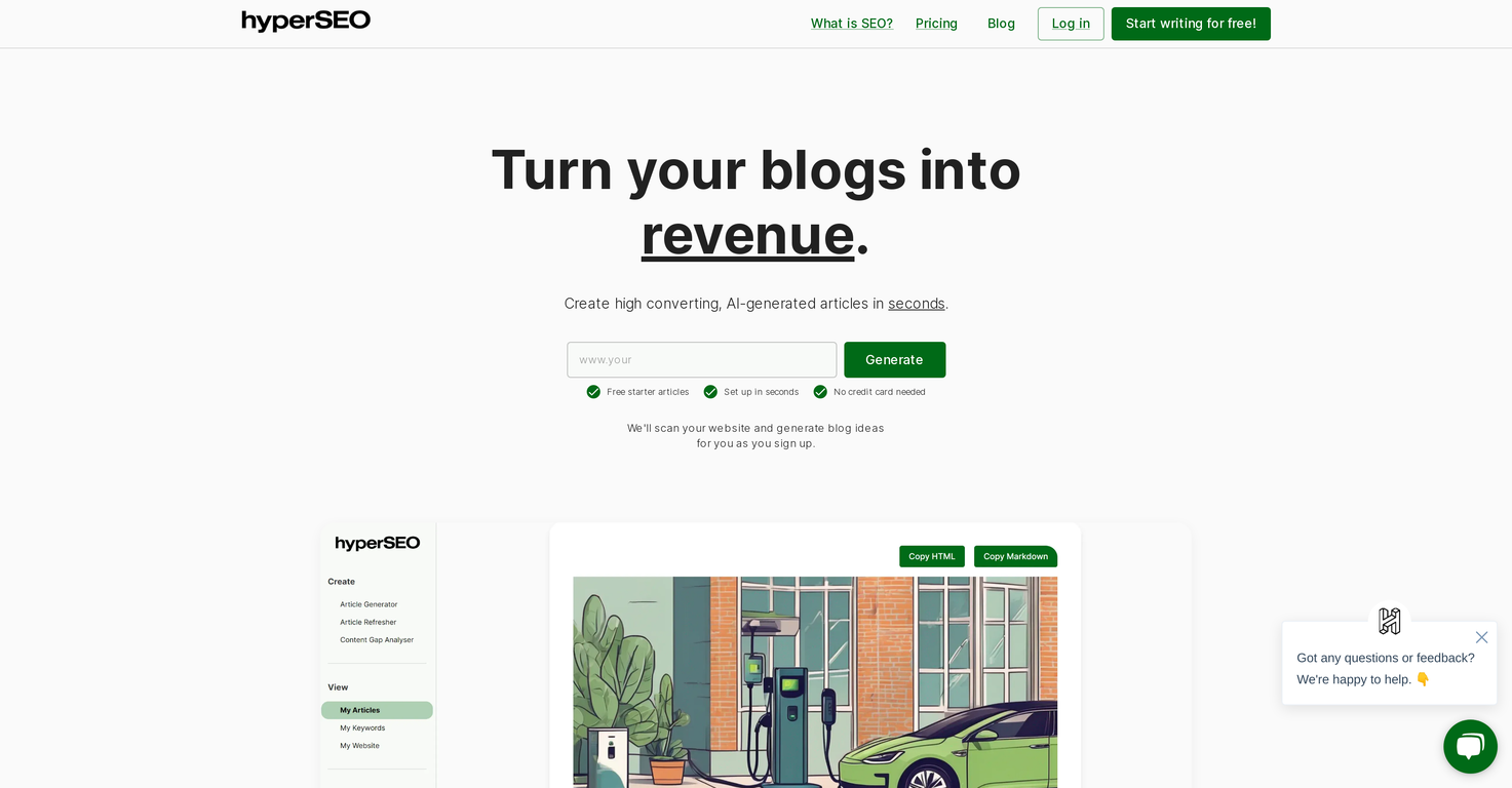 hyperSEO screenshot