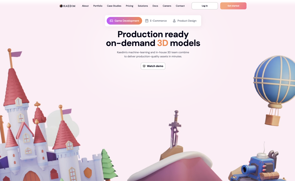 Kaedim screenshot