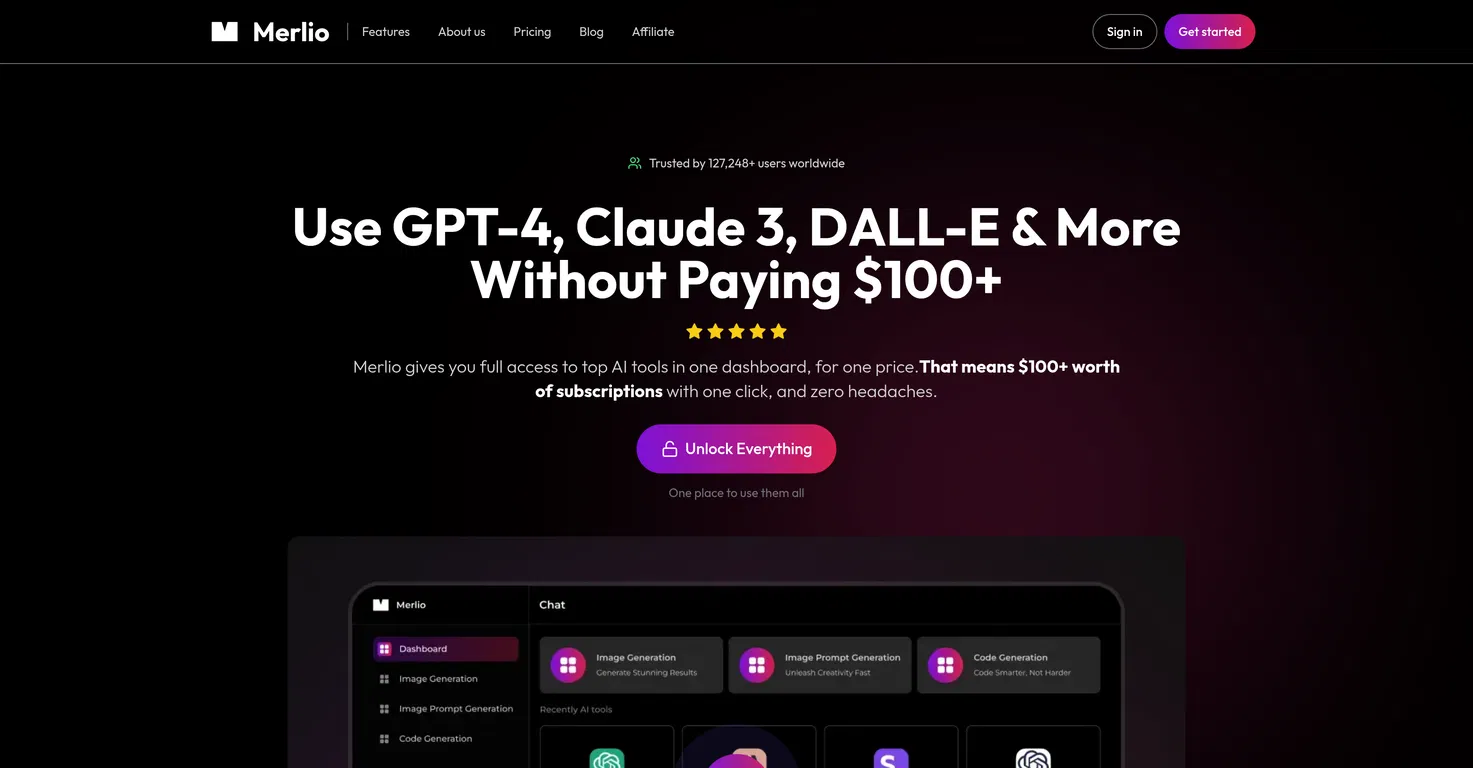 Merlio screenshot