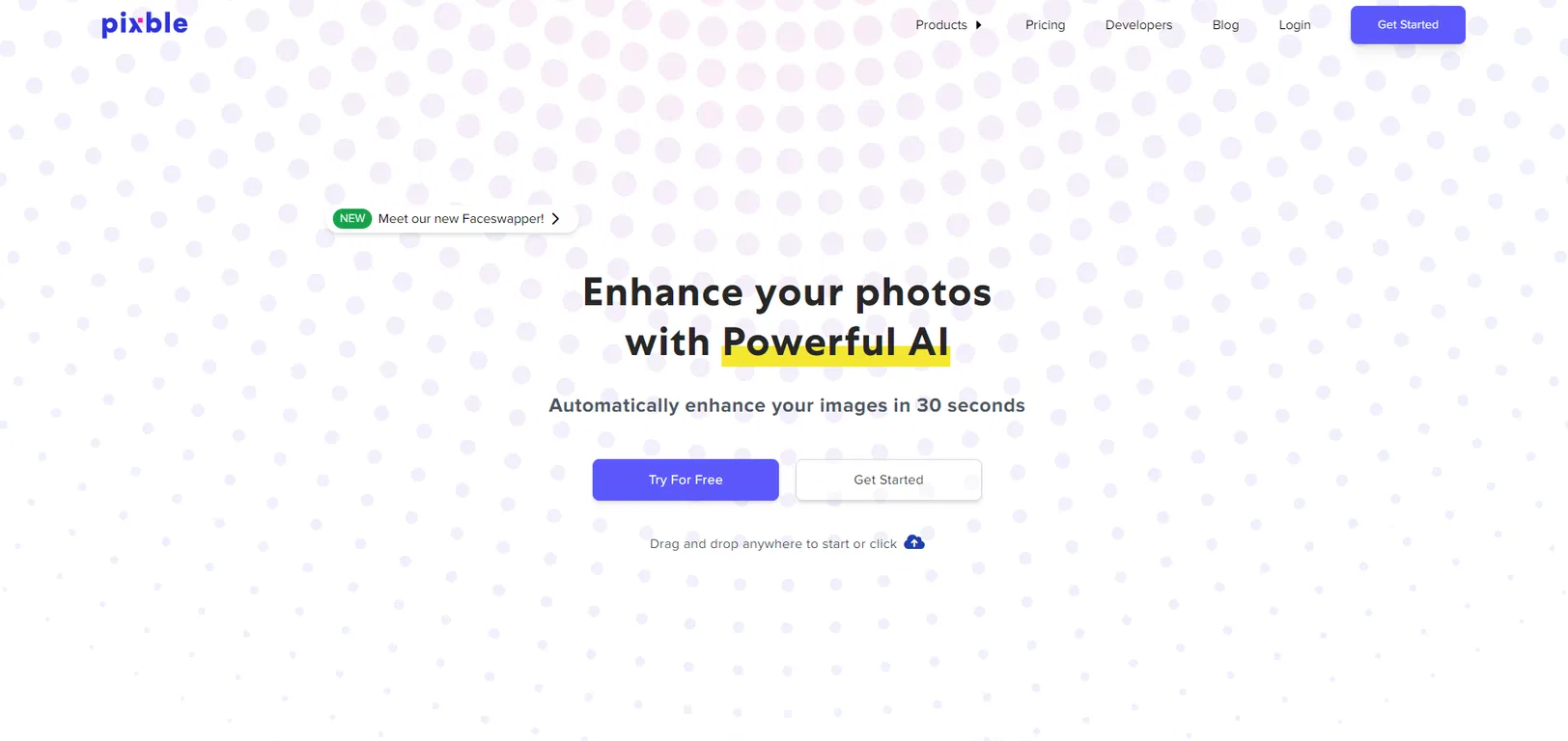 Pixble screenshot