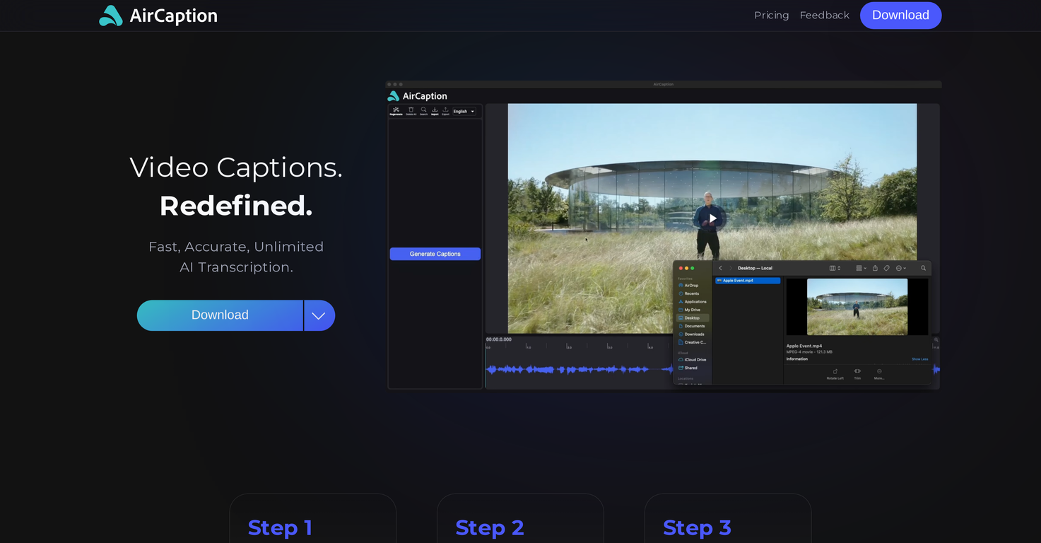 AirCaption screenshot