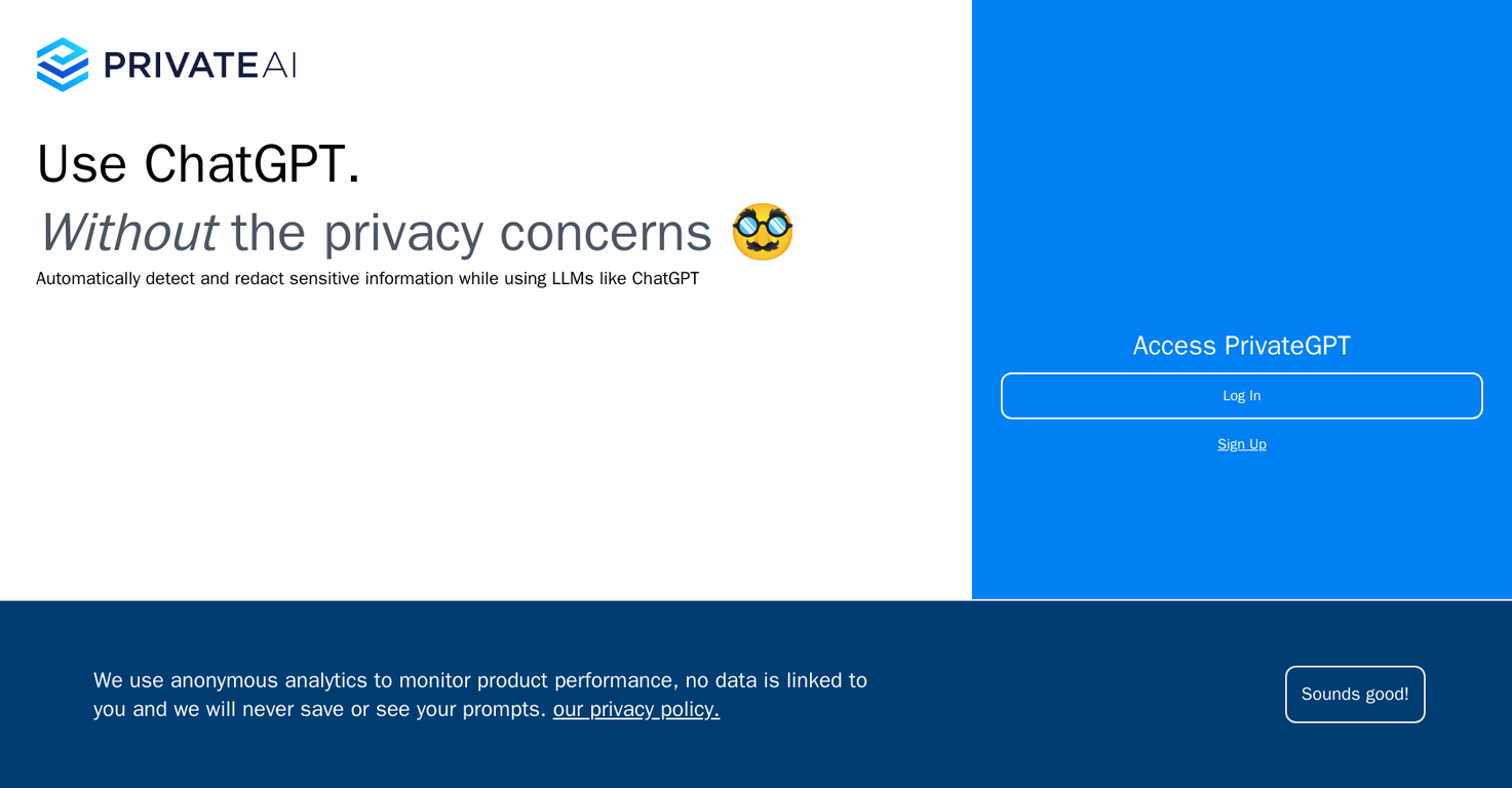 PrivateGPT screenshot