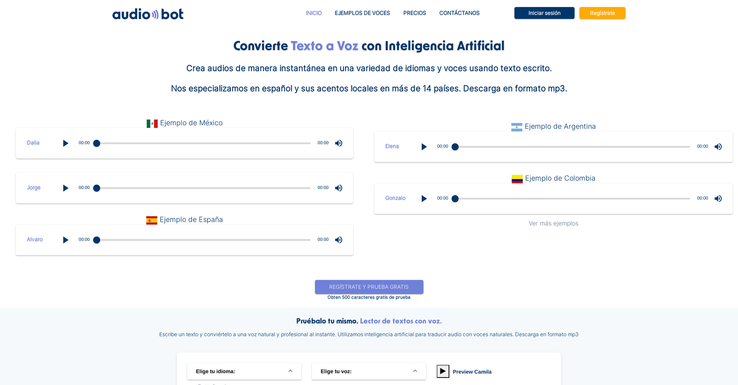 AudioBot screenshot