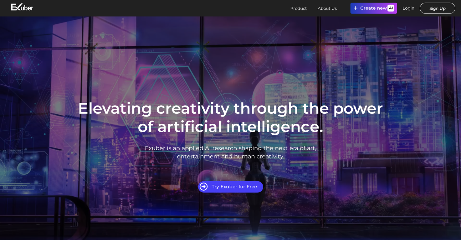 Exuber screenshot