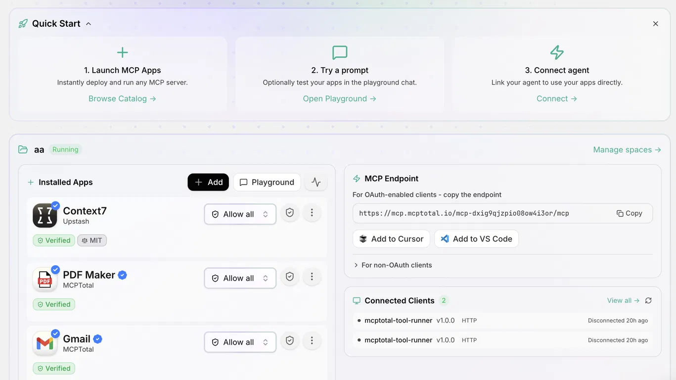 MCPTotal screenshot