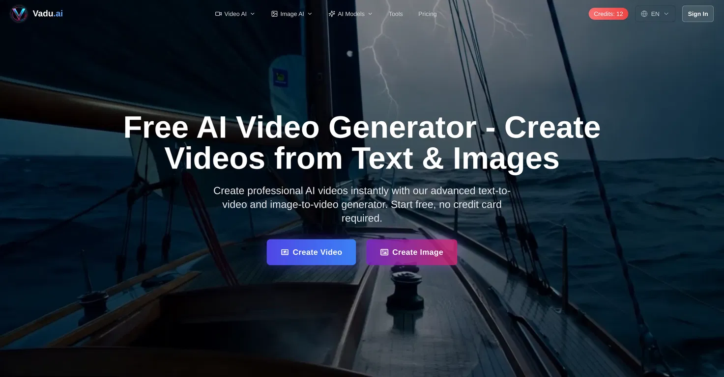 Vadu AI screenshot