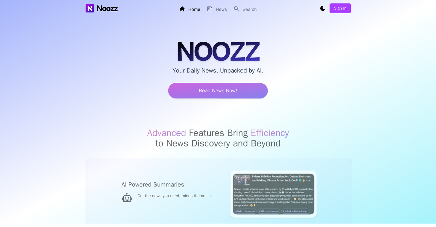 Noozz screenshot