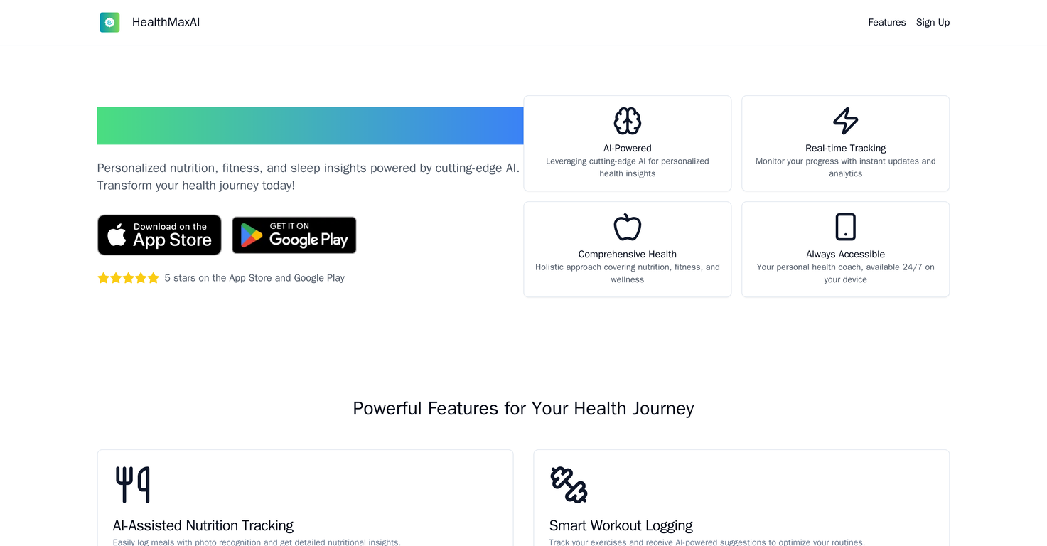 Healthmax AI screenshot