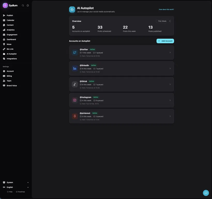 Sydium screenshot