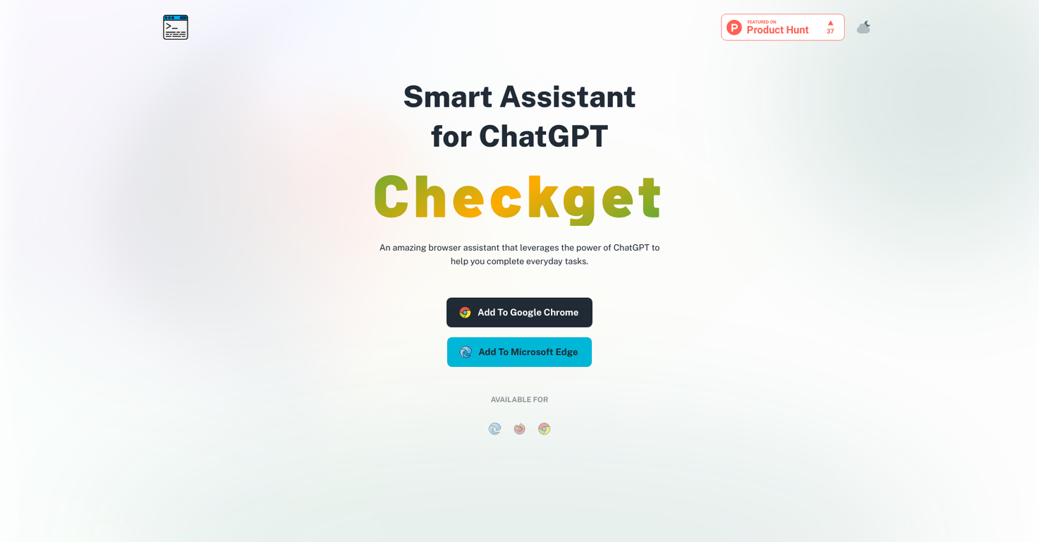 Checkget screenshot