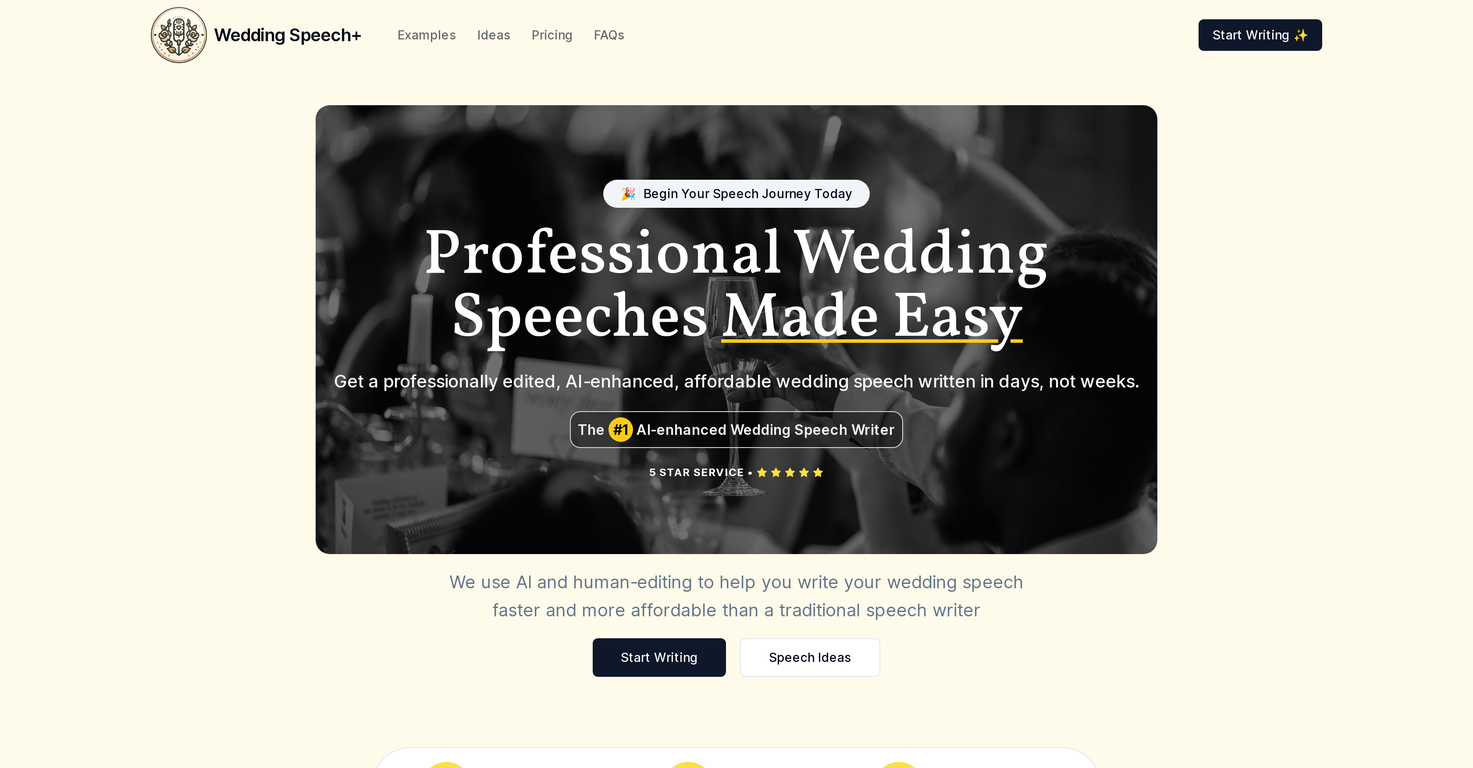Wedding Speech screenshot