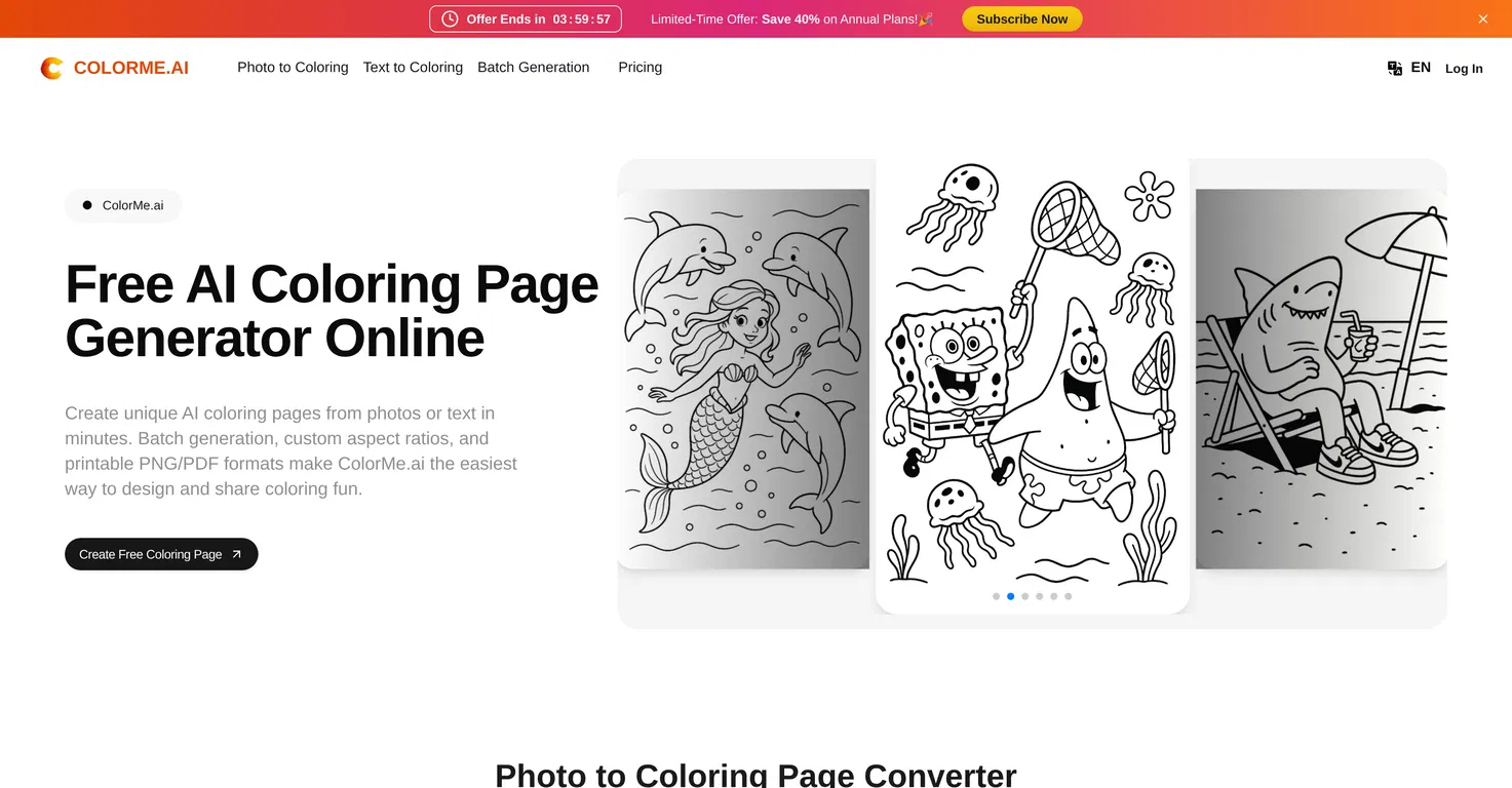 ColorMe.ai screenshot
