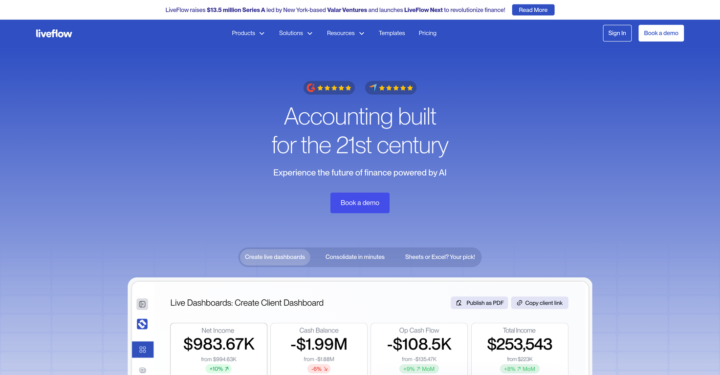 LiveFlow screenshot