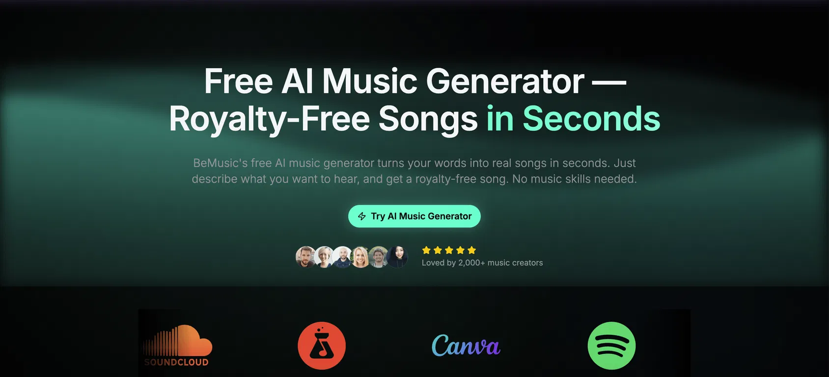 BeMusic screenshot