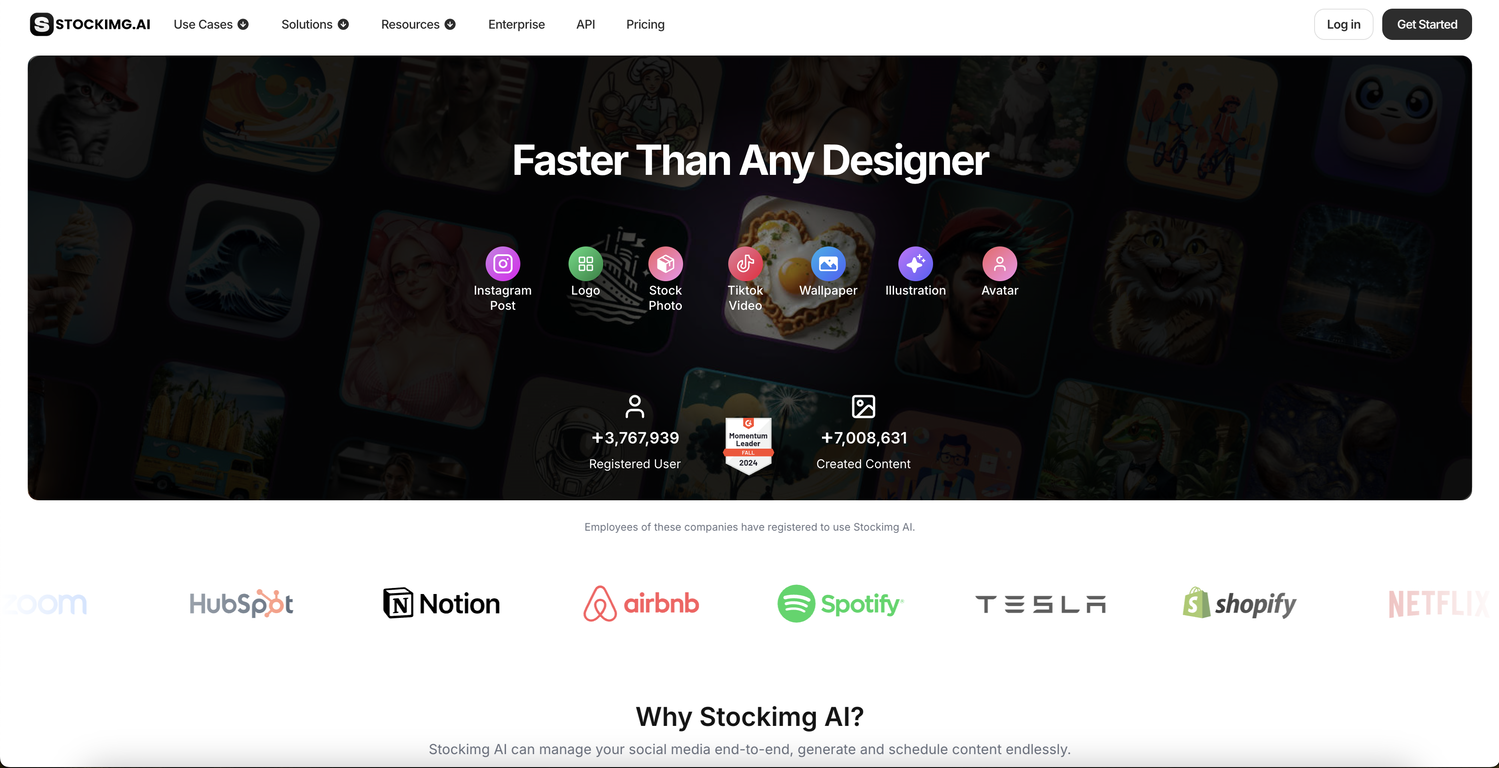 Stockimg AI screenshot