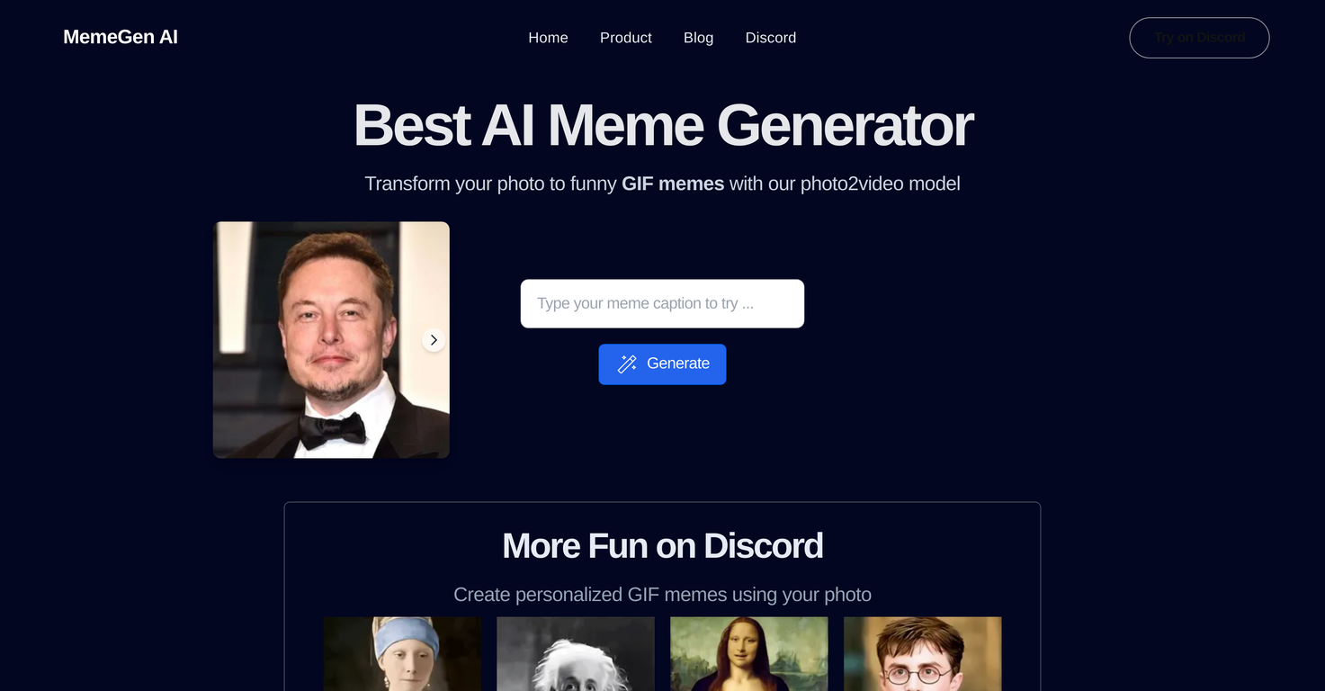MemeGen AI screenshot