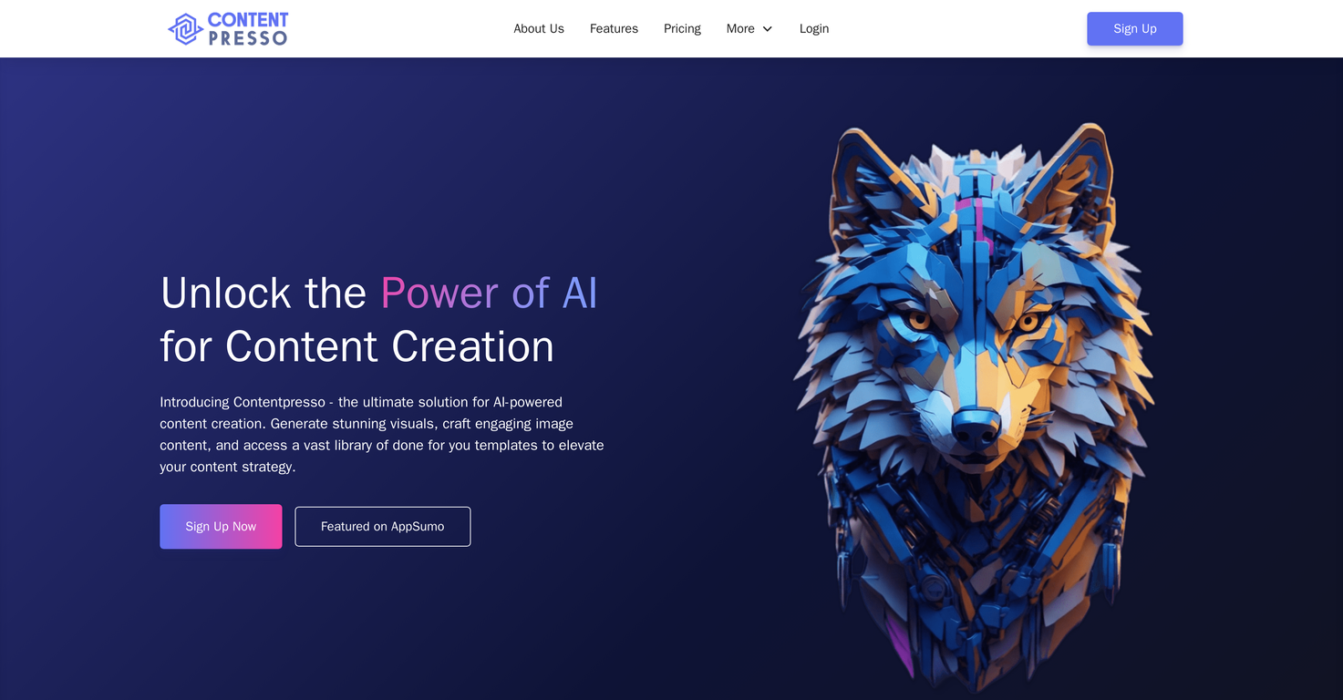Contentpresso screenshot