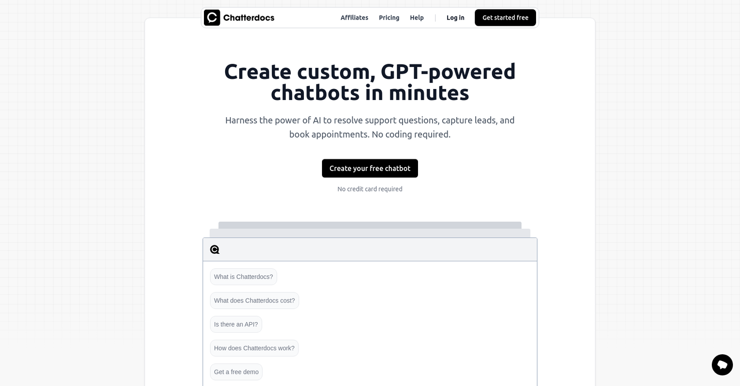 Chatterdocs screenshot