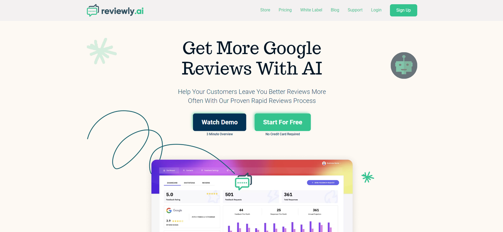 Reviewly.ai screenshot