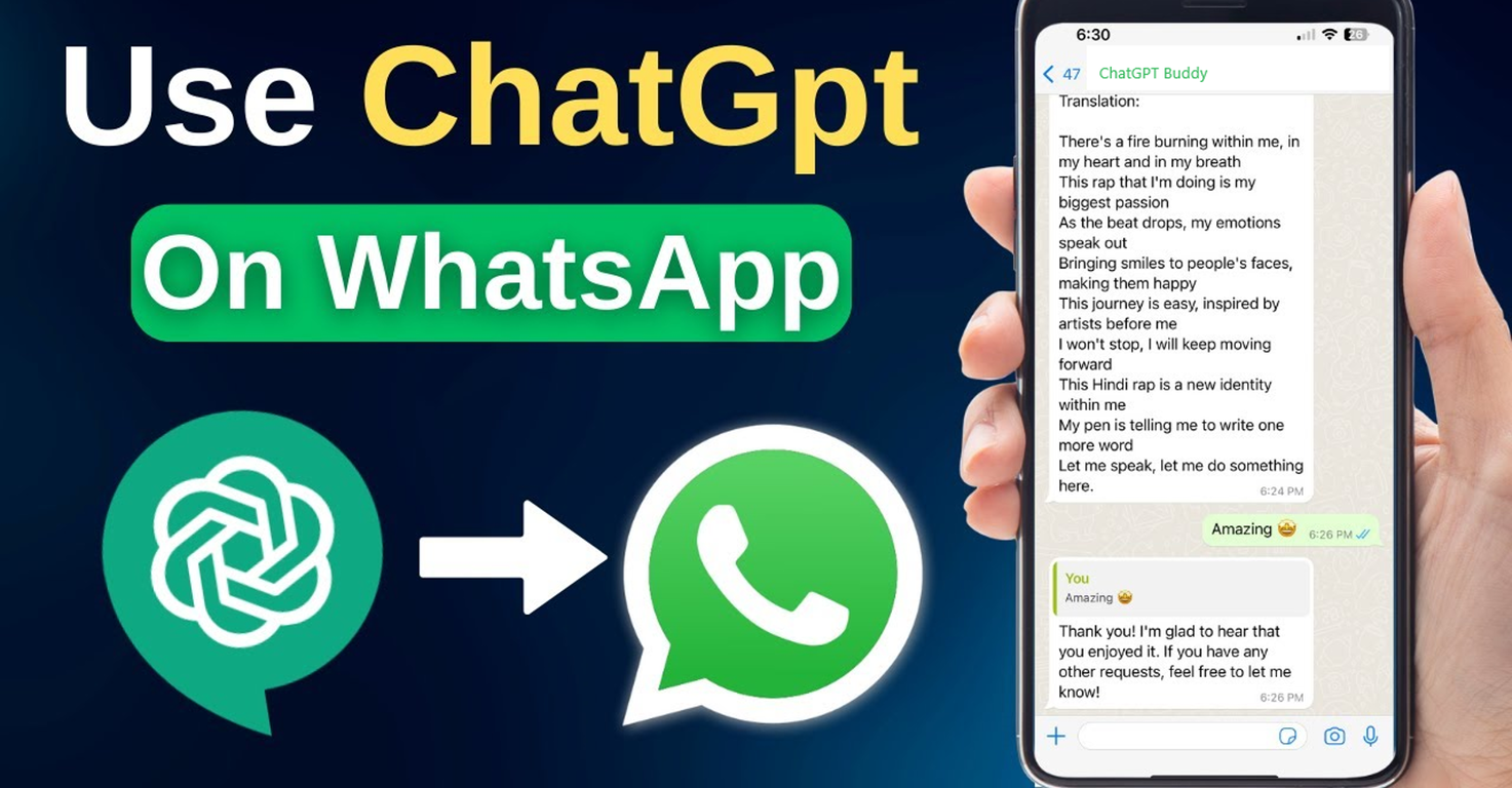 ChatGPT WhatsApp screenshot