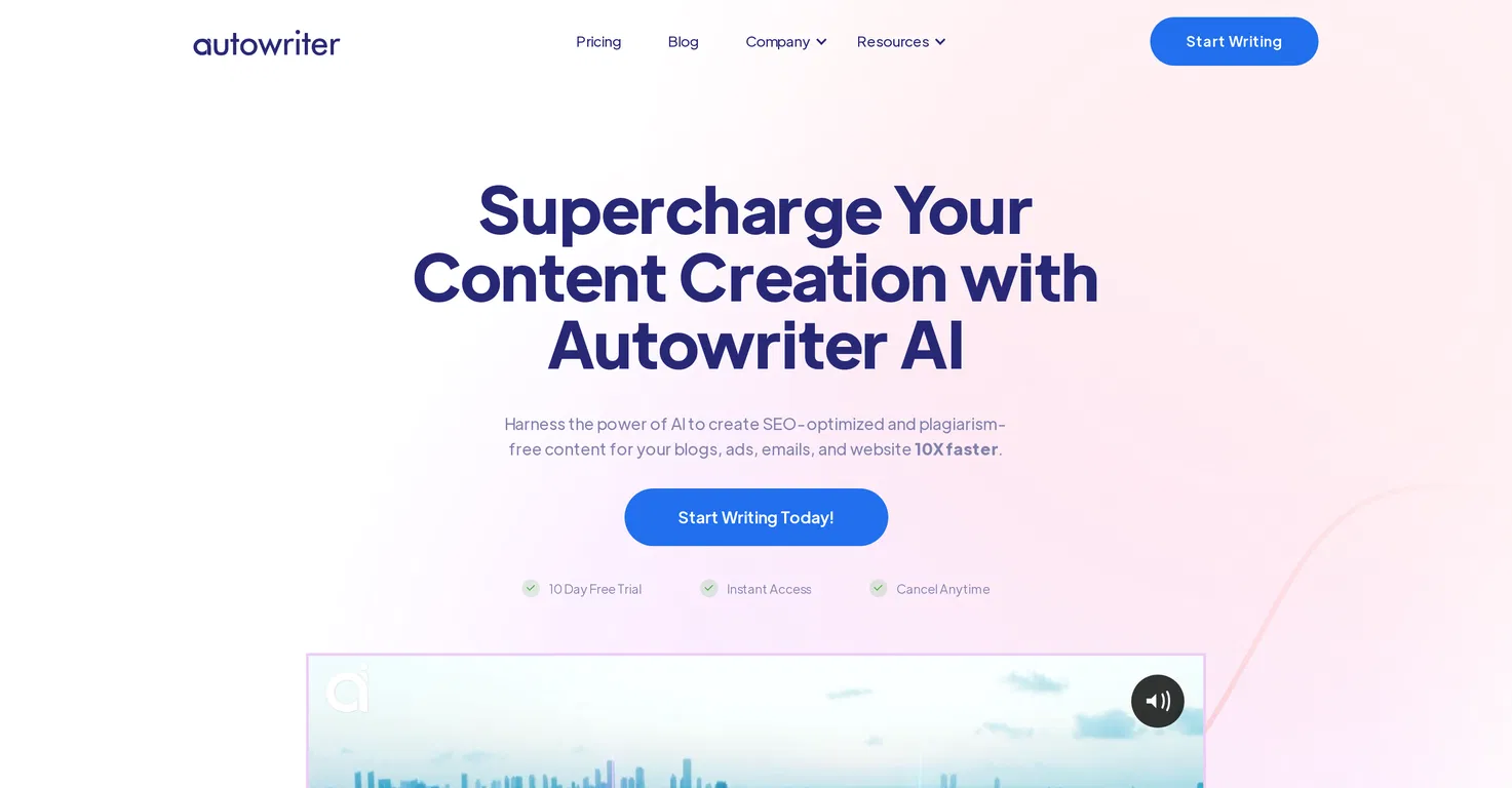 Autowriter AI screenshot