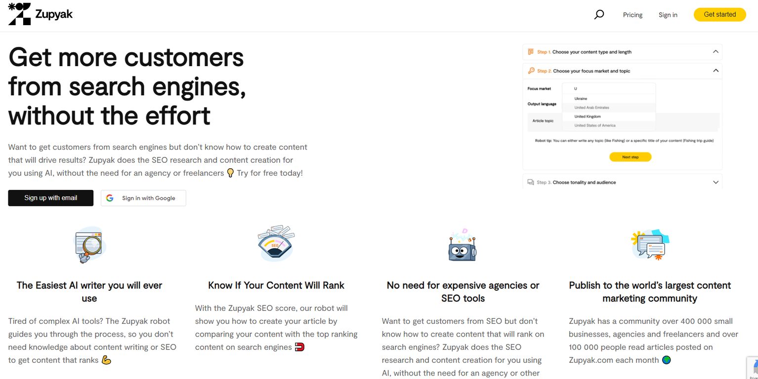 Zupyak screenshot