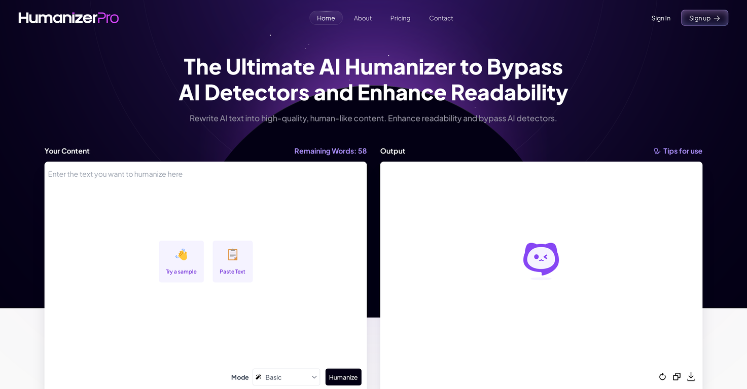 HumanizerPro screenshot
