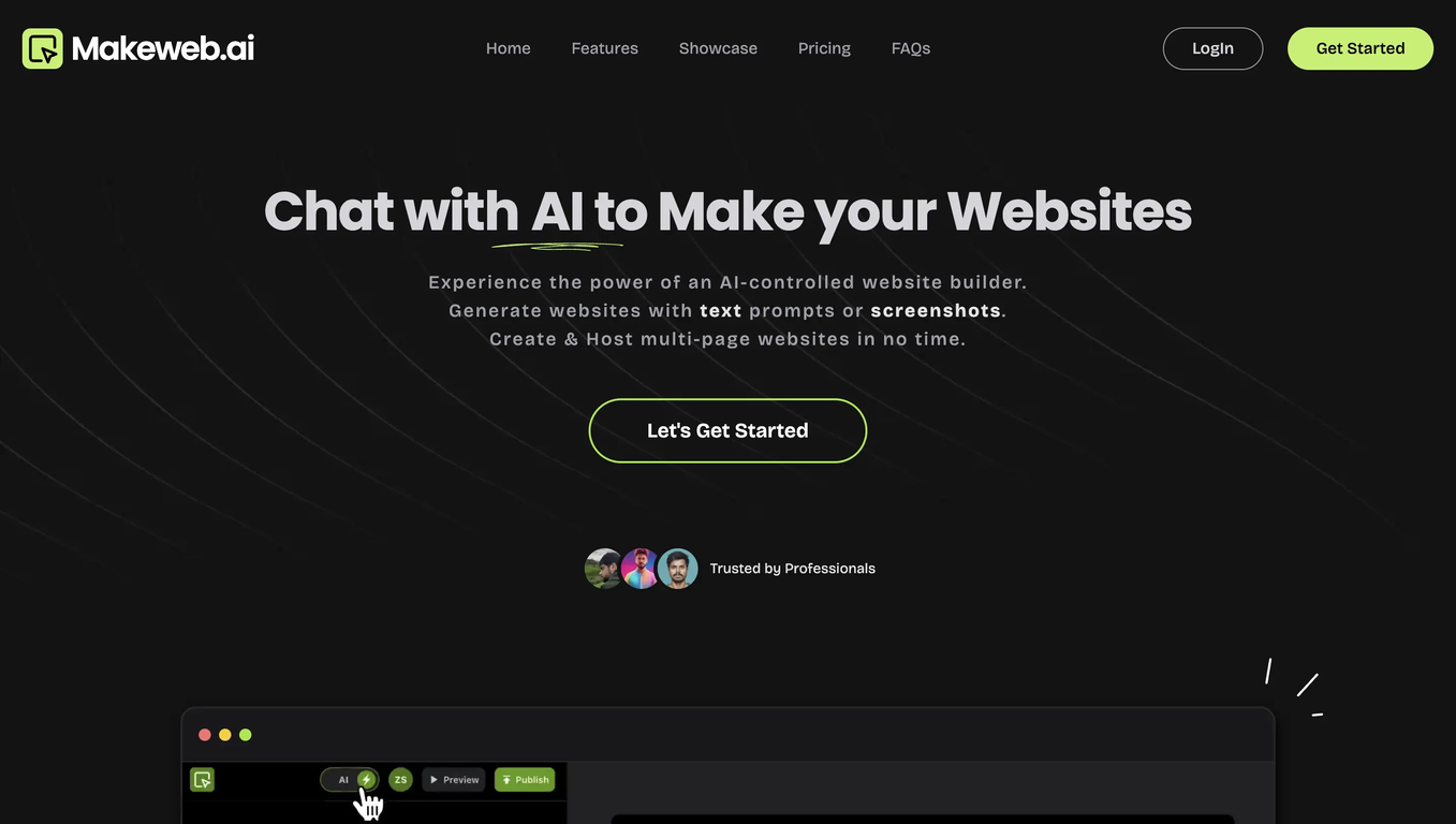 Makeweb.ai screenshot