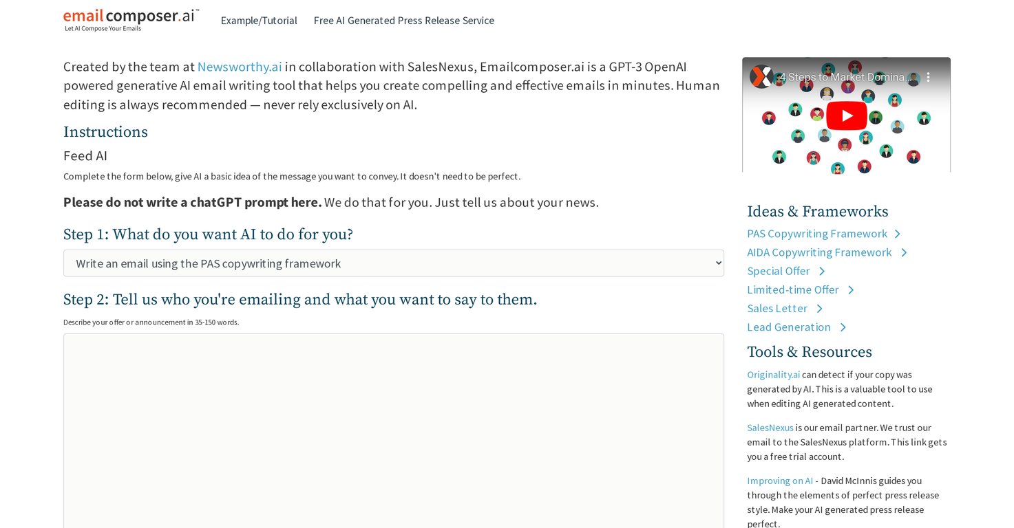 EmailComposer screenshot