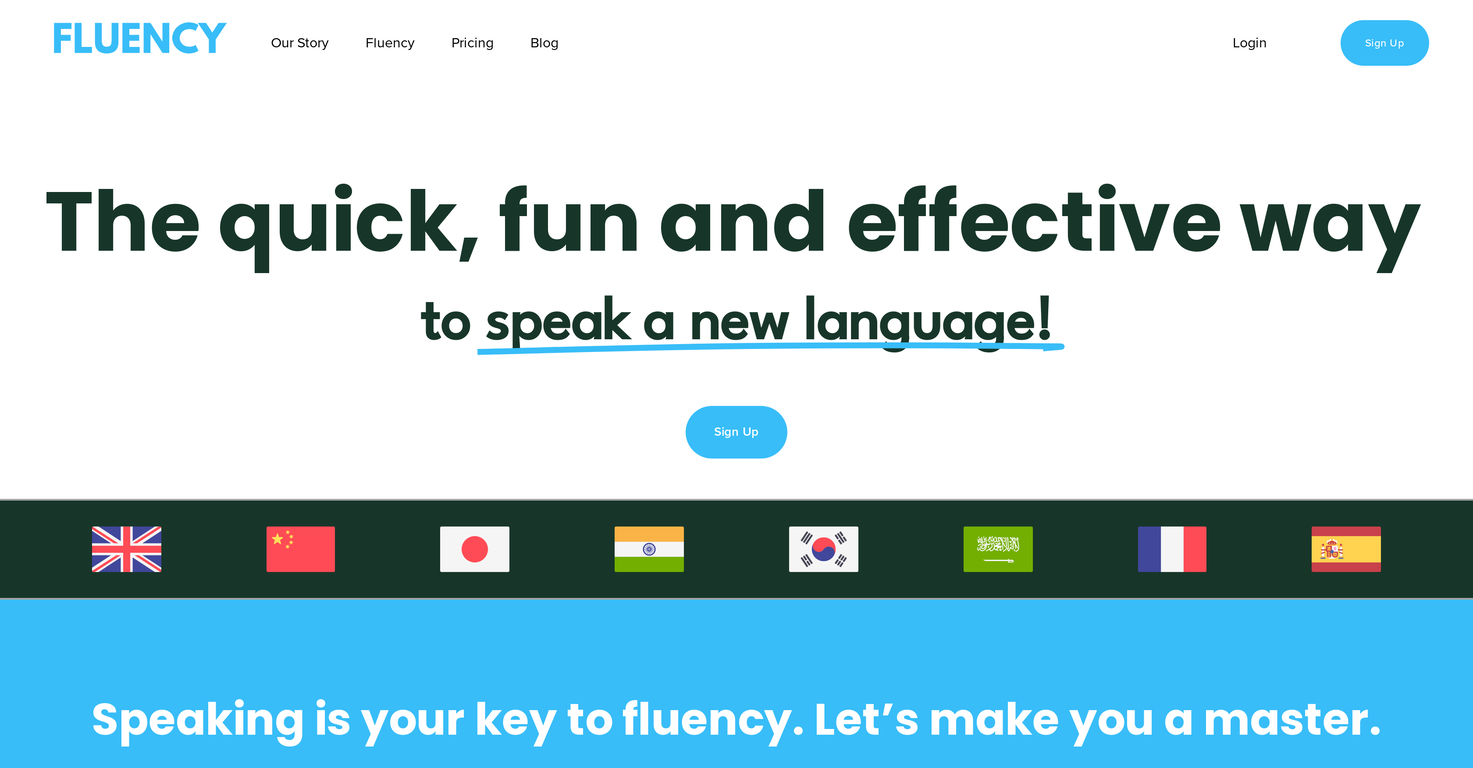 Fluency screenshot