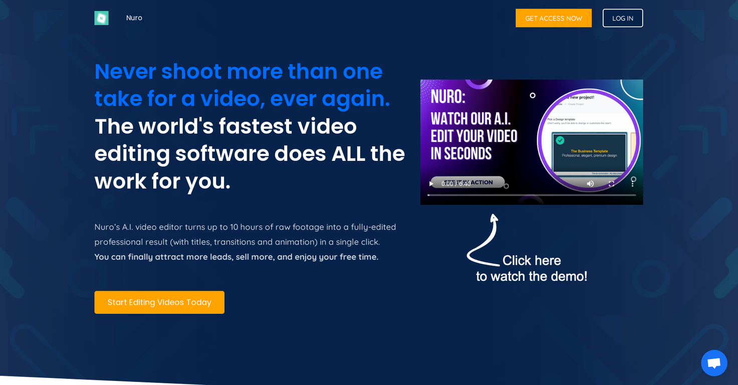 Nuro.video screenshot