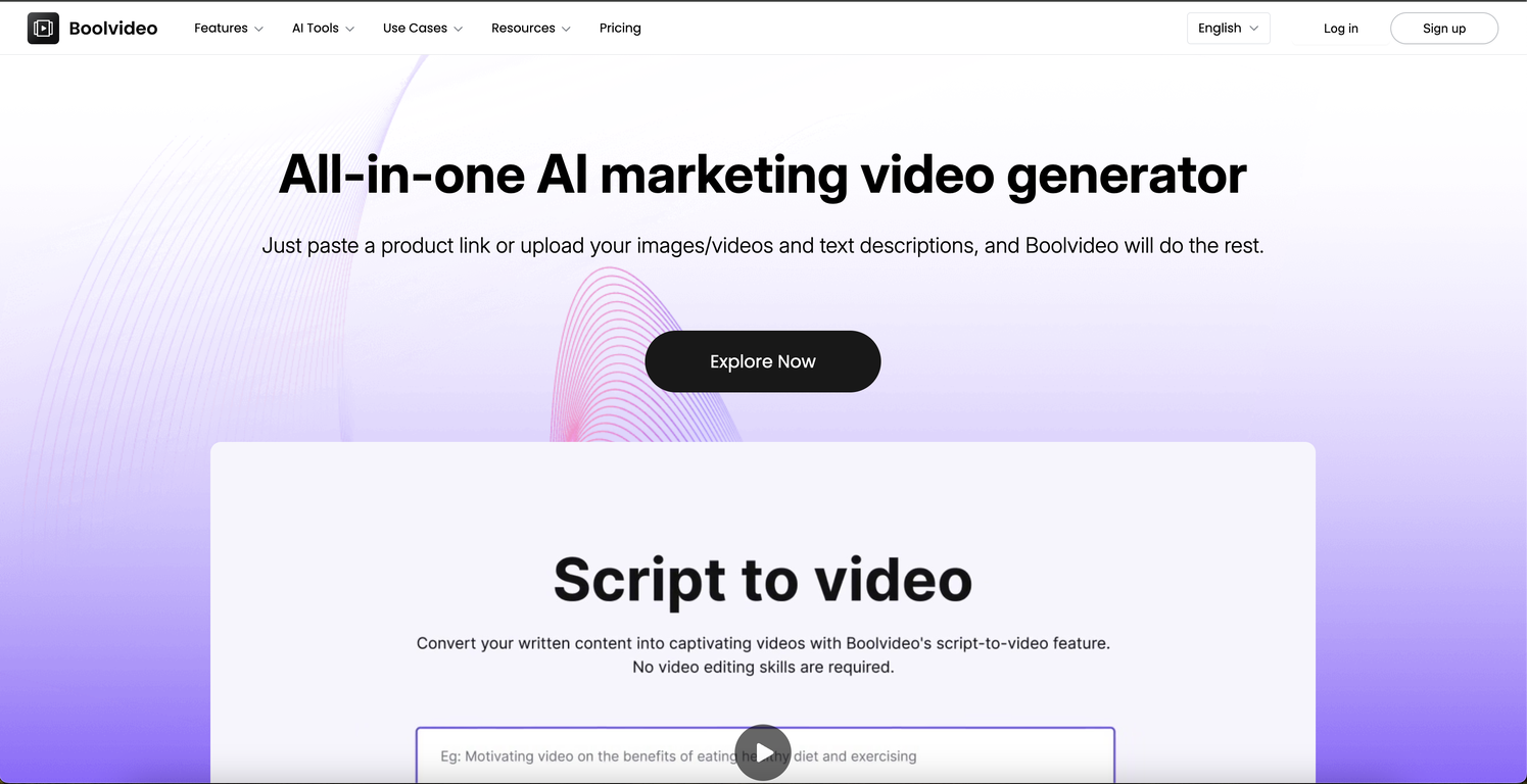 Boolvideo screenshot