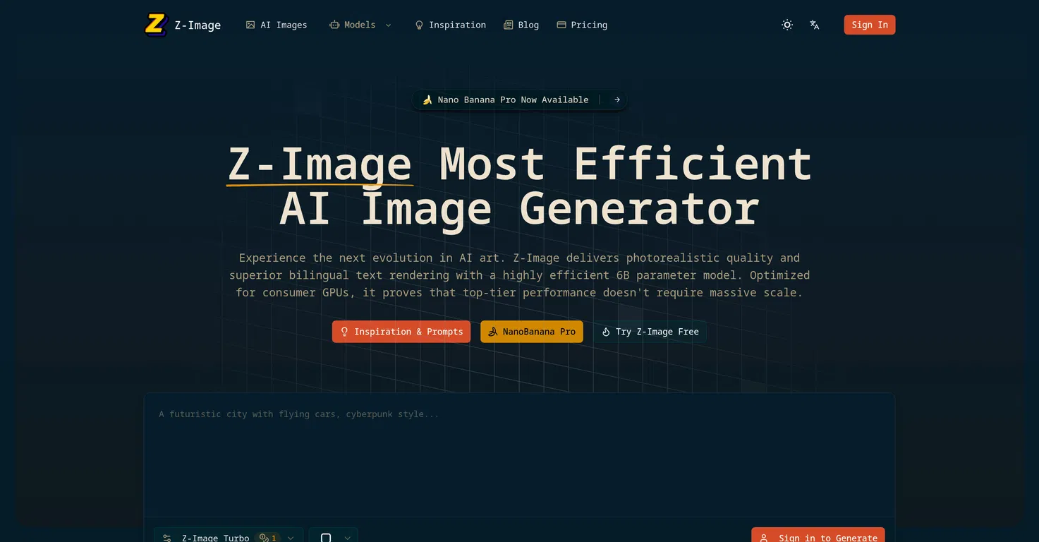 Z-Image screenshot