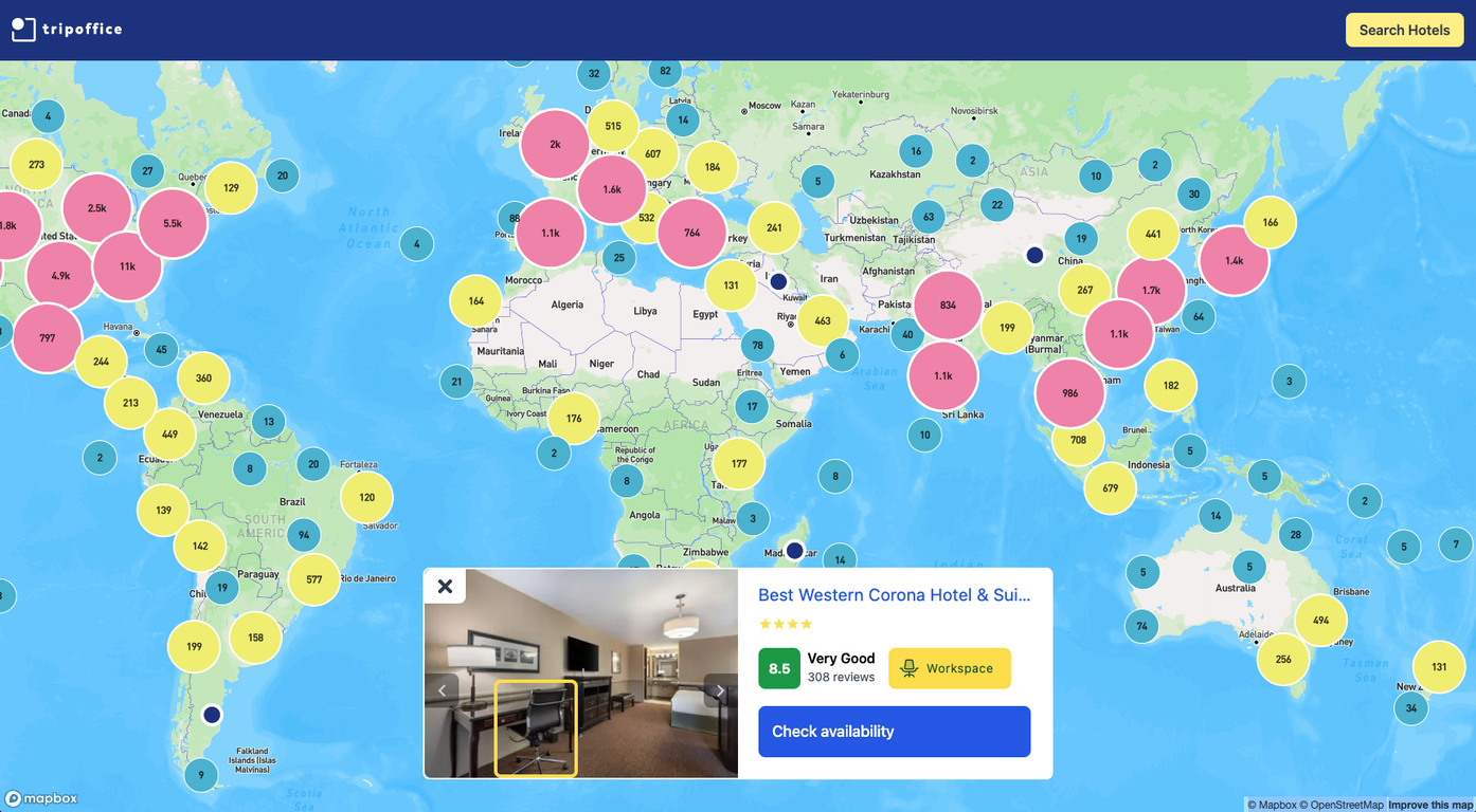 TripOffice.com screenshot