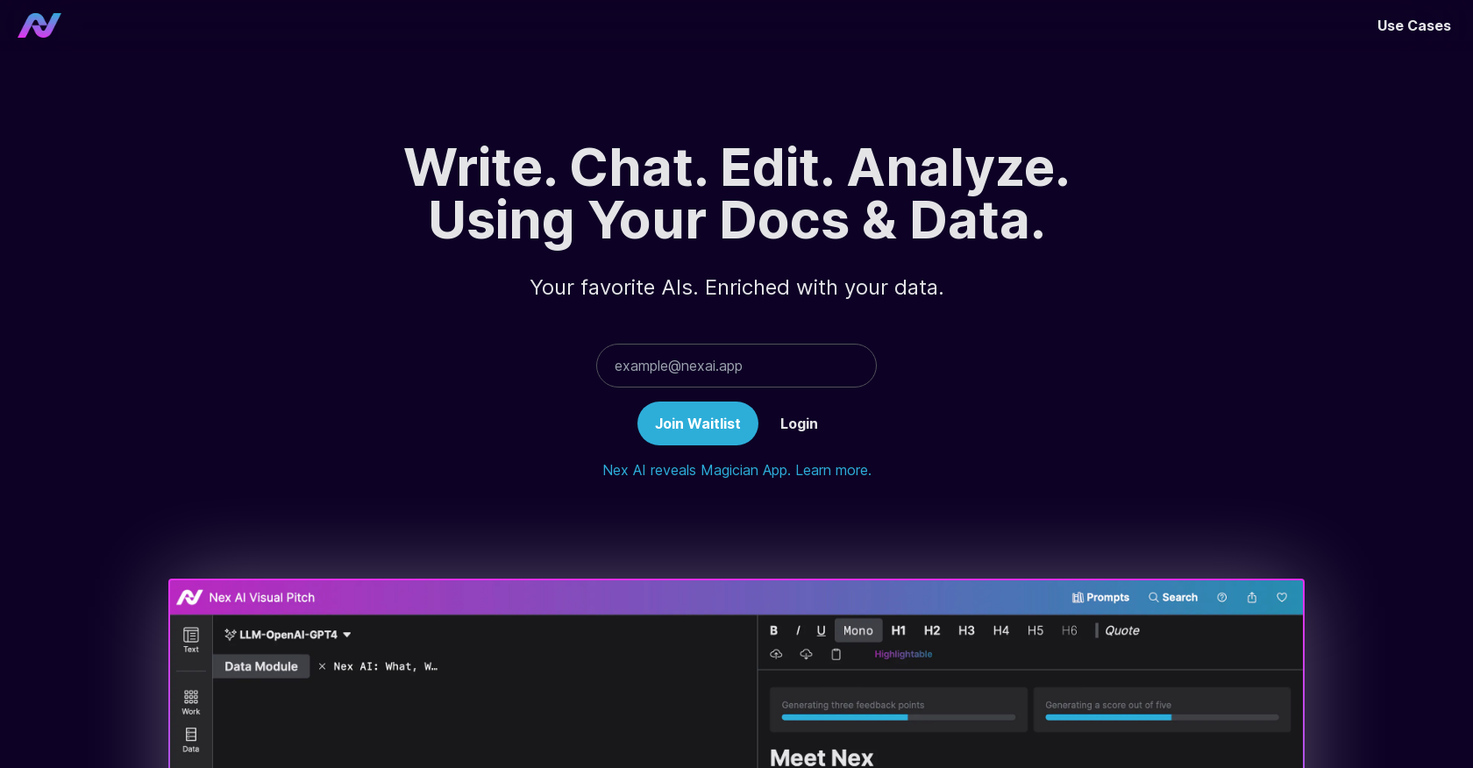 NexAI screenshot