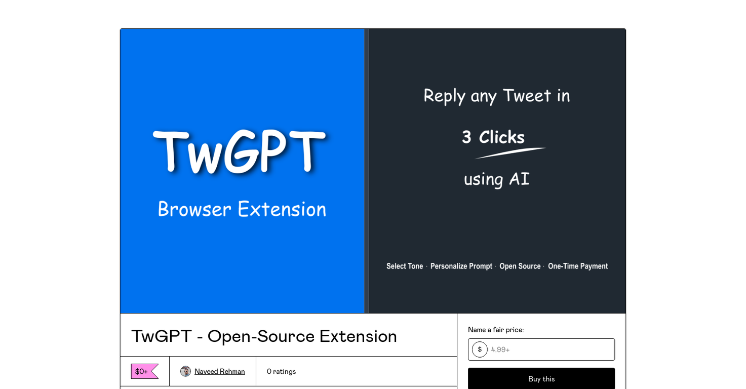 TwGPT screenshot