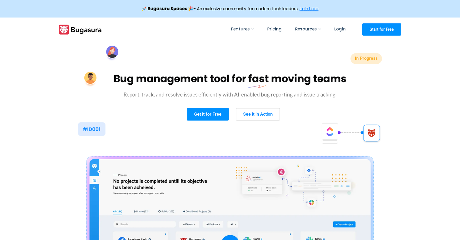 Bugasura screenshot