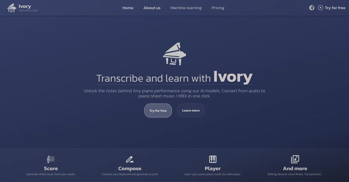 Ivory-App screenshot