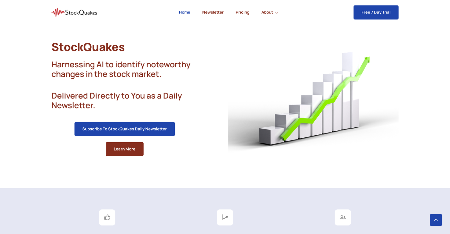 StockQuakes screenshot