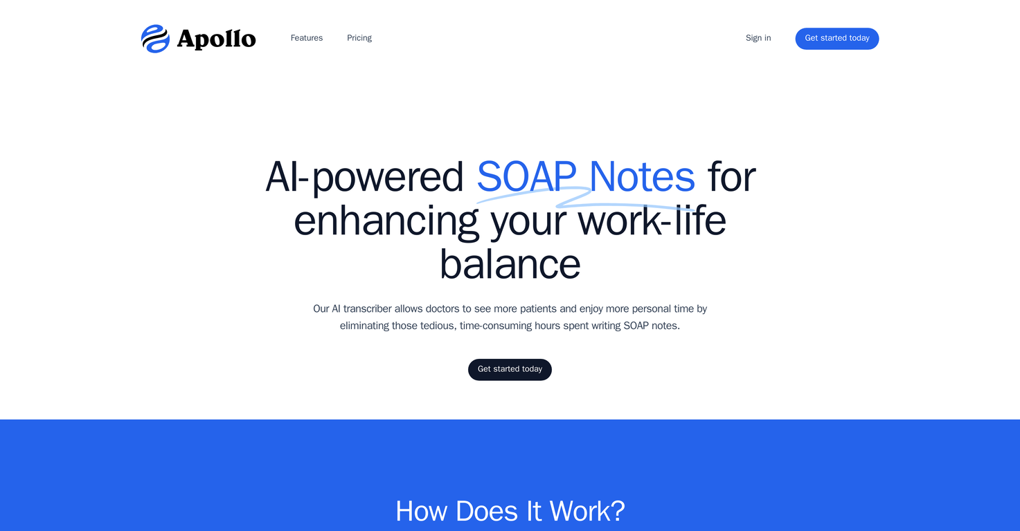 Apollo Health MD screenshot