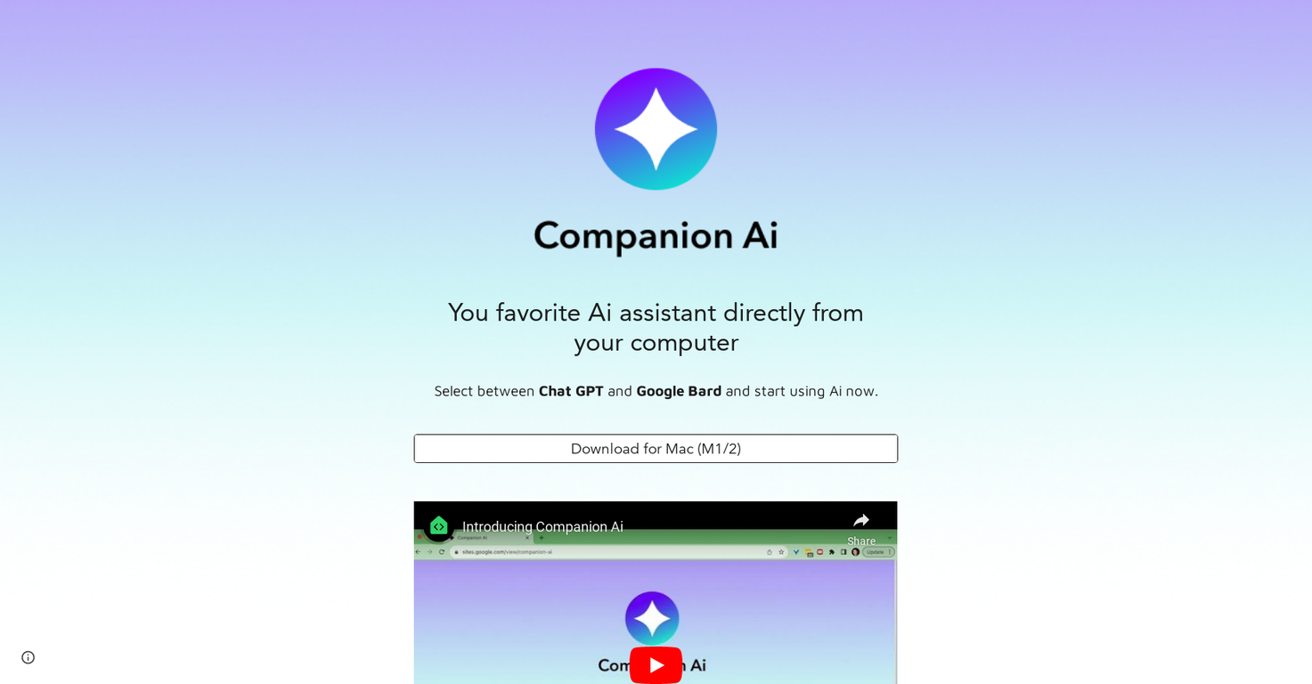 CompanionAI screenshot