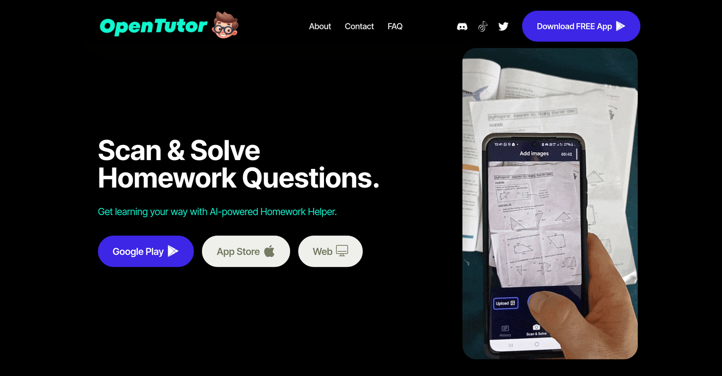 Open Tutor App screenshot