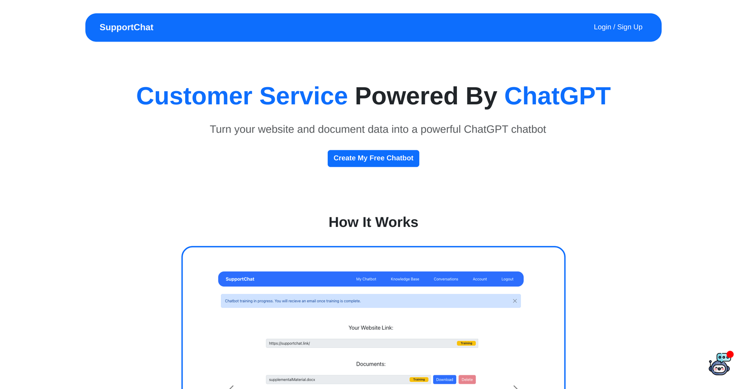 SupportChat screenshot