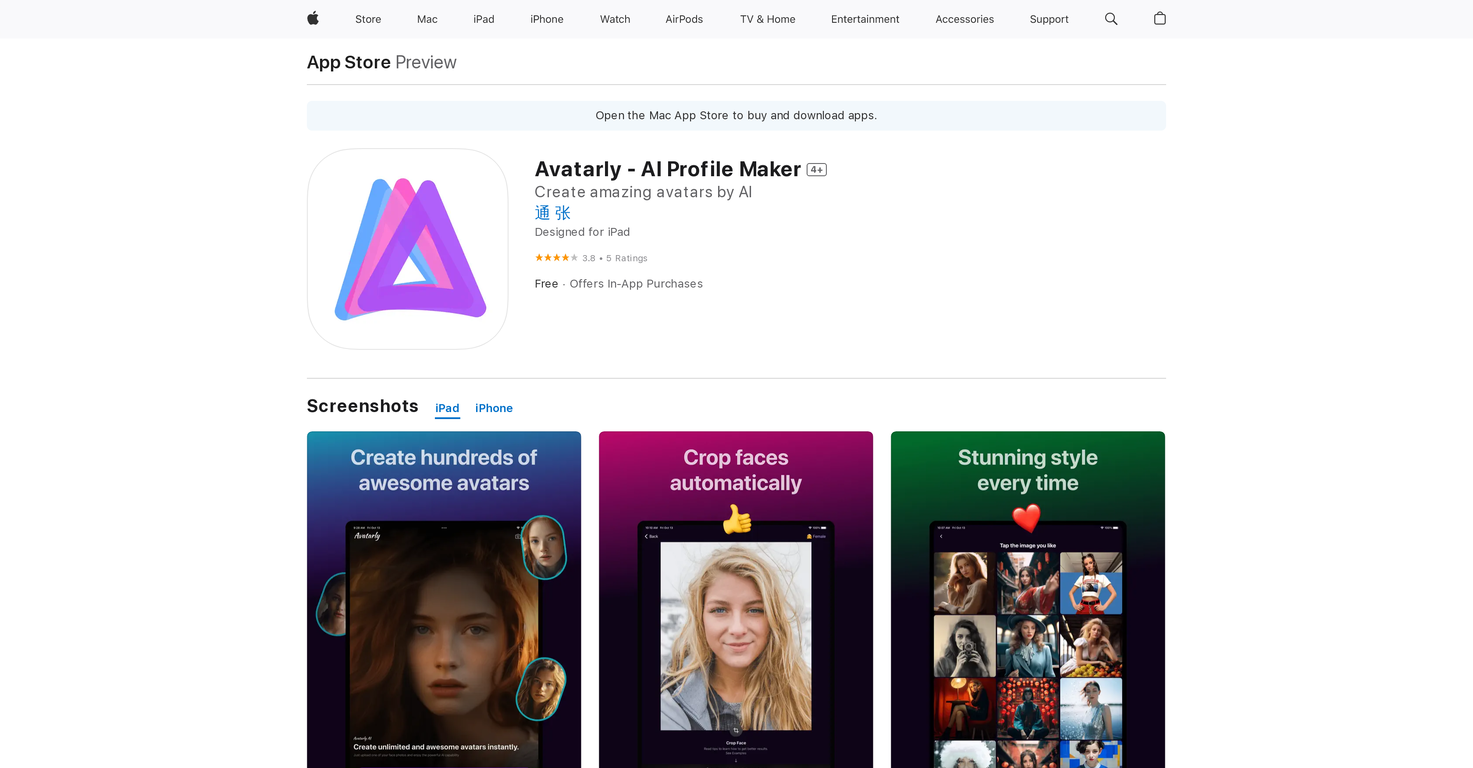 Avatarly screenshot