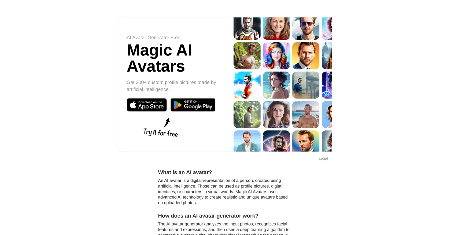 Magic AI Avatars screenshot