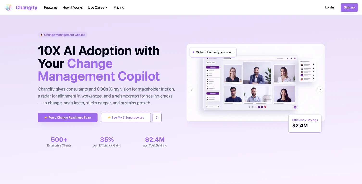 Changify.app screenshot